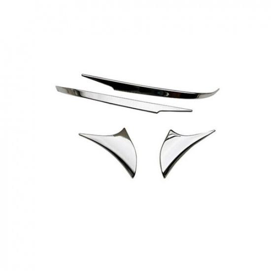 4x ABS Silver Rear View Mirror Strip  Trim Cover For Subaru Crosstrek 2024