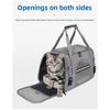 Portable Portable Cat Bag for Outdoor Use, Transparent, Breathable, Foldable Pet Bag That Can Be Diagonally Crossed, Car Cat and Dog Bag