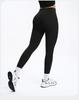 Women's High-Waist Pleated Yoga Pants - Cross-Border Brushed Tight Fit, Hip-Lifting, Perfect for Running and Fitness (9313)