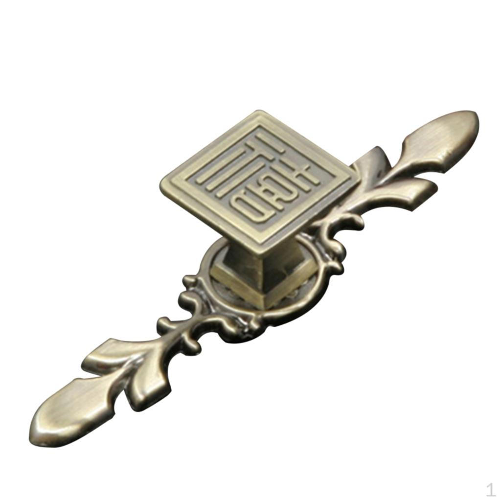 Chinese Traditional Style Cabinet Knob Cupboard Drawer Pull Handle Dresser Pulls