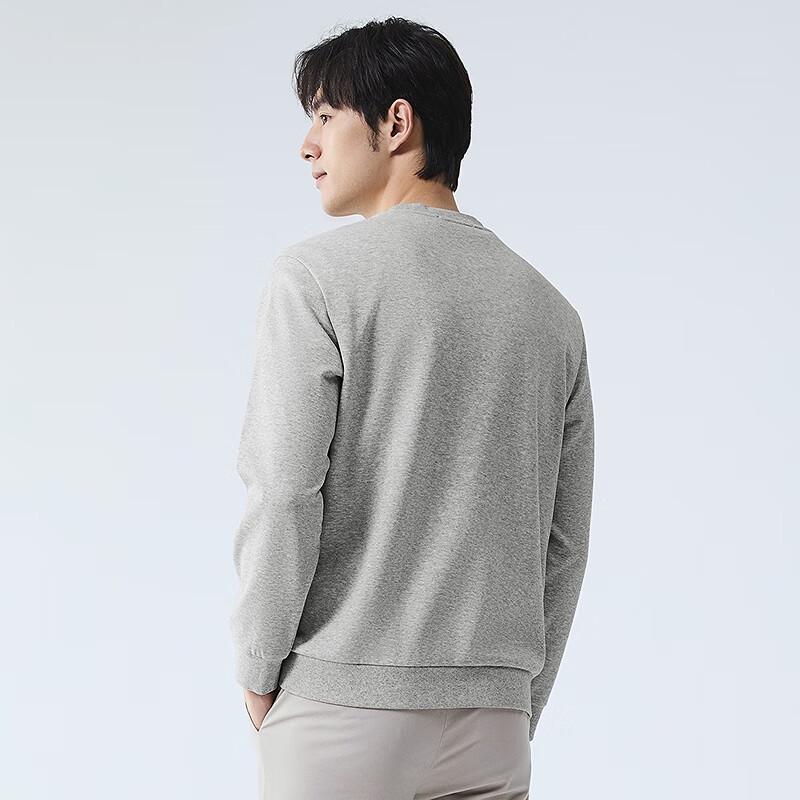 Qipai Men's 5A Antibacterial 2A Anti-mite Round Neck Sweatshirt