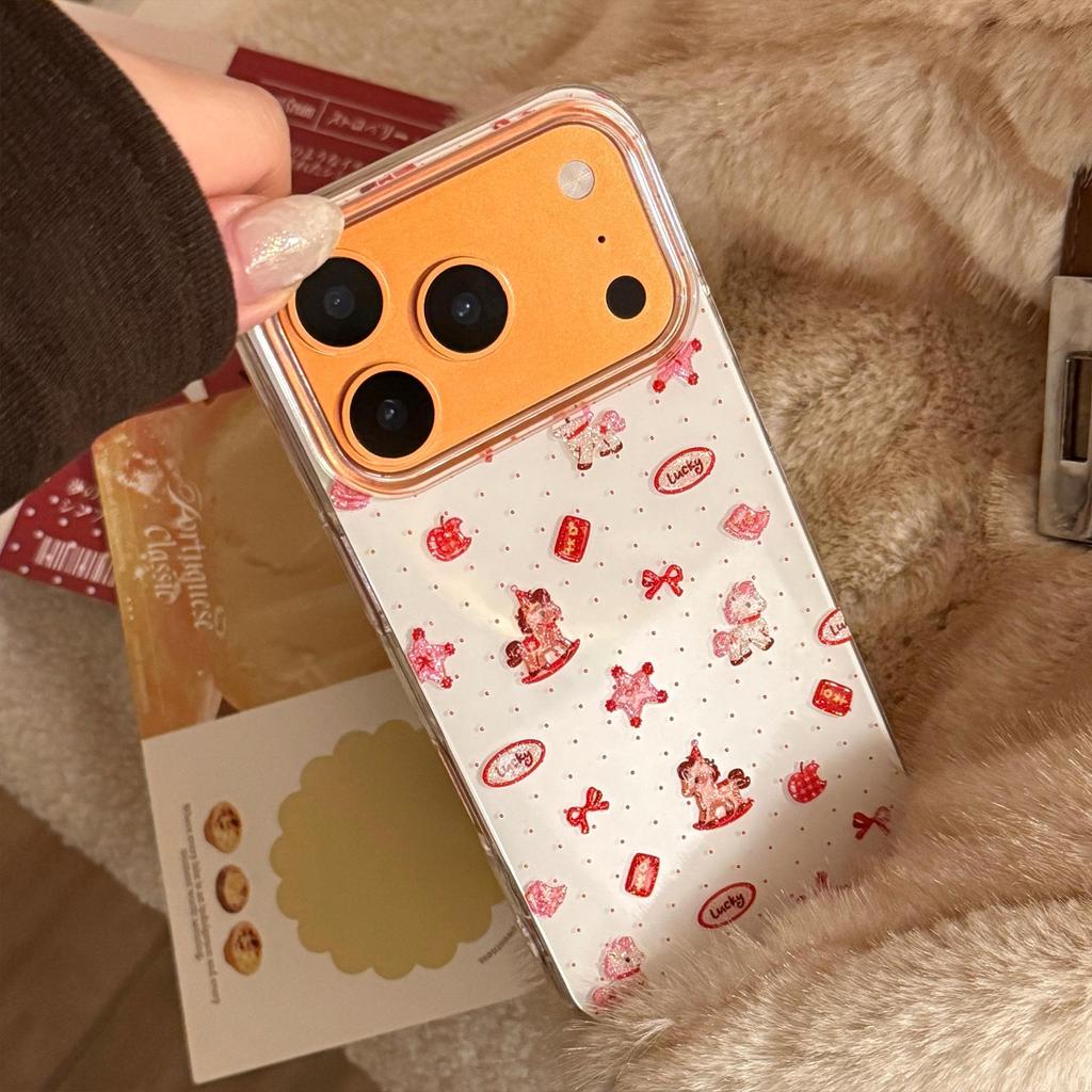 New Year Red Pony Phone Case for iPhone 16, iPhone 17, iPhone 17 Pro Max