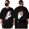 T-shirt Grafiche Double Sided Rapper Drake Iceman Moda Vintage Manica Corta Uomo Donna Casual Larga Cotone T-shirt