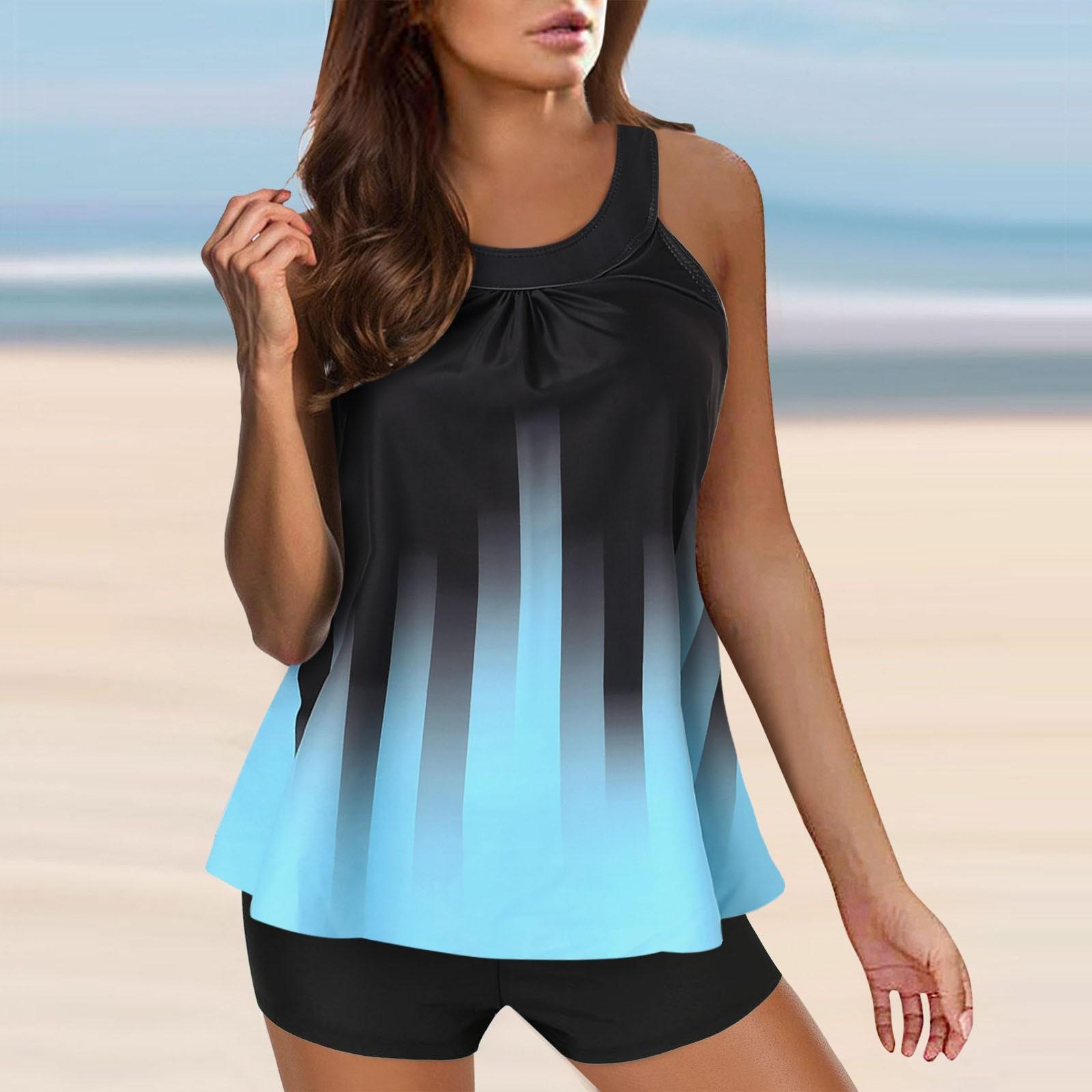 

Модные летние бикини, новый корейский стиль, модные купальники, бразильские, горячая распродажа, полосатые принтованные бикини, женский купальный костюм, повседневный 5XL чёрный