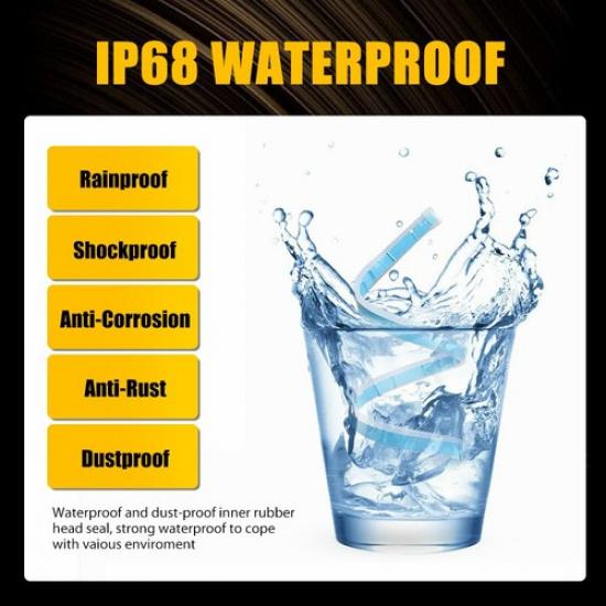 2PCS RGB Flexible 60cm Auto Car LED DRL Tube Strip Headlight Light APP Control