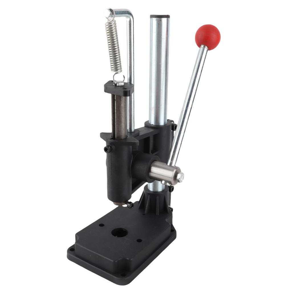 Small Manual Press Punching Machine Leather Hole Press Puncher Die Cutting Machine Punch Tool for   Leather Craft Punching Holes with Drill Chuck