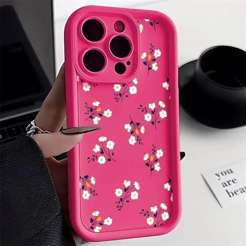 Small fresh flower for iPhone16ProMax mobile phone case 14 Apple 13 matte 12 cute 11 premium sense