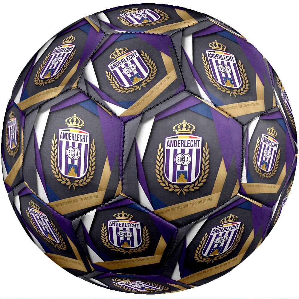 Anderlecht FC Size 5 Standard Football Durable Training Match Soccer Ball for Adult Outdoor Sports