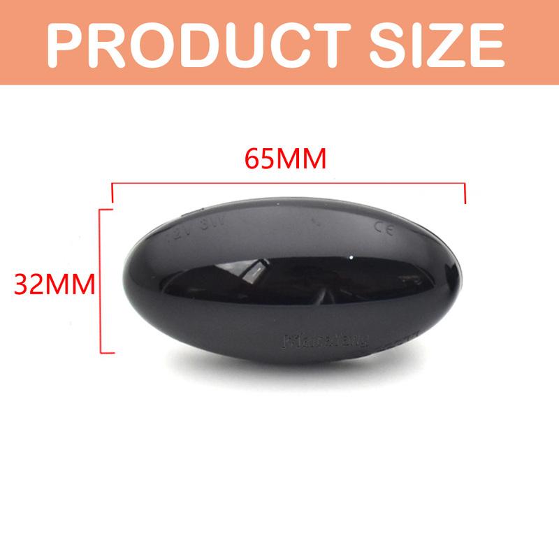 Dynamic Fender Turn Signal Turn Signal Light For Peugeot Citroen C1 C2 C3 C5 C6 107 206 307 407 607 1007 Expert Berlingo Jumpy