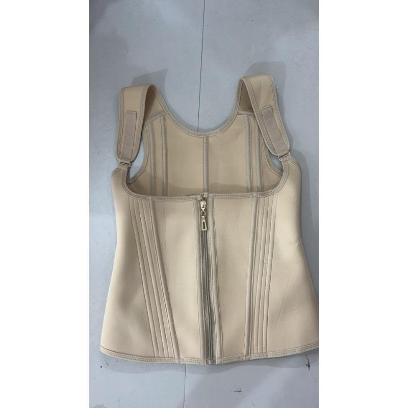 Plastic Belt To Tighten Waist and Abdomen Shape Corset Zipper-breasted Fitness Sweatshirt Body-shaping Garment