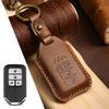 Genuine Leather Key Cover for Honda Civic & Accord - Full Wrap Cowhide Protection