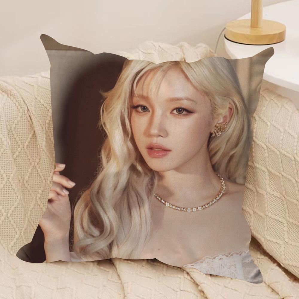 YUQI Chinese Singer Cushion Cover Soft Plush Double-Sided Printed Sofa Pillow Cushion Cover | Cozy All-Season Durable Decor Gift