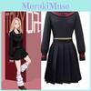 Eye-catching Tokyo Avengers Shiba Yuzuha Cosplay Costume Sailor Uniform Girls Chic Skirt Suit