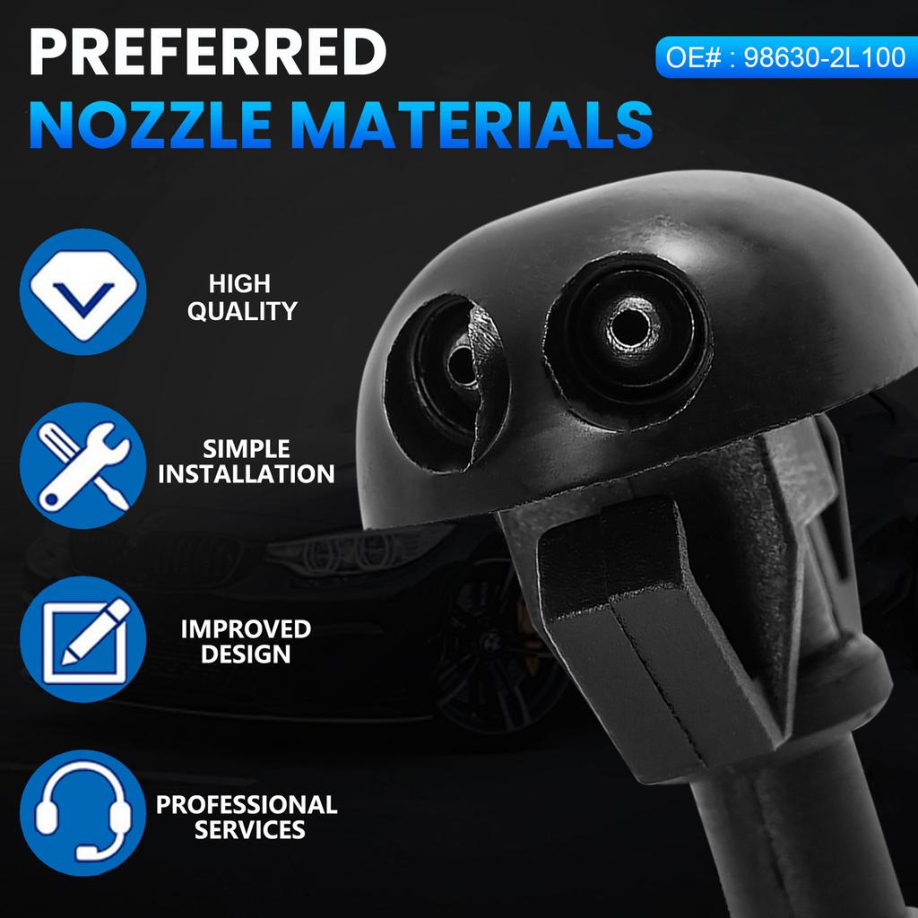 Windscreen Wiper Washer Nozzle Jet For Nissan Navara D22 D40 Silvia 200sx S14 S15 Sentra B15 Sunny B13 B14 Pathfinder R50