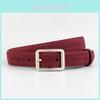 Cintura Minimalista in Pelle da Donna con Fibbia in Lega per Stile Jeans Casual