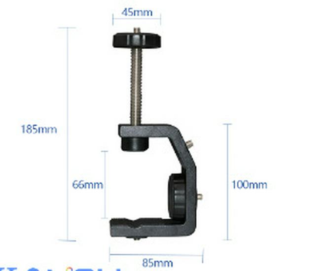 Wielofunkcyjny zacisk kraba ze stopu aluminium do bezpiecznego mocowania metalu i monitora