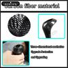 For LEADING ONE 2020 Car Gear Shift Knob Head Cover Interior Sticker Styling Accessories Matte silver Carbon fibre