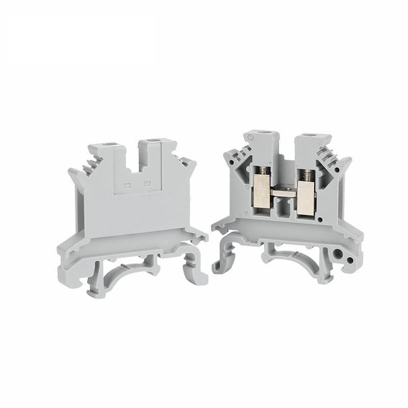 New 30/20/10PCS UK 2.5 Terminal Block UK2.5B Screw Connection Connect Strip 2.5B Cable Electrical Din Rail Wire Connector Tools
