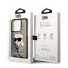 Karl Lagerfeld Liquid Glitter Nft Karl's Head - Etui Iphone 14 Pro Max (Czarny)