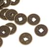 50 Pieces Alloy Chinese Fortune Auspicious Coin Feng Shui I-ching Lucky Coins Artificial Souvenir Decoration 2cm Dia.