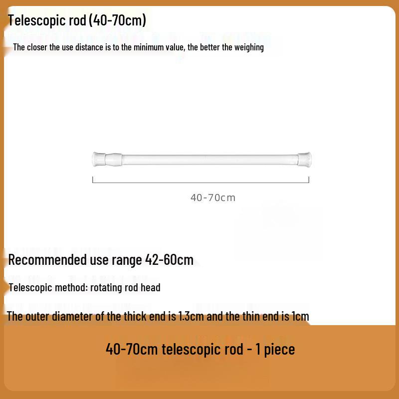 360° Rotating Transparent Wall-Mounted Retractable Hanging Rod Bracket