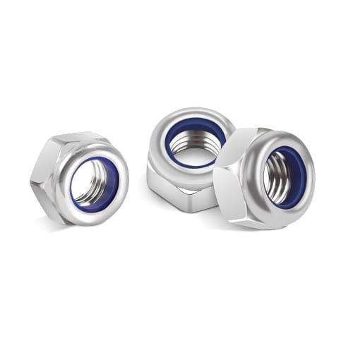 POTRRCIUSUER Hex Lock Nuts, 304 Stainless Steel (50-Pack, M4 X 0.7mm)