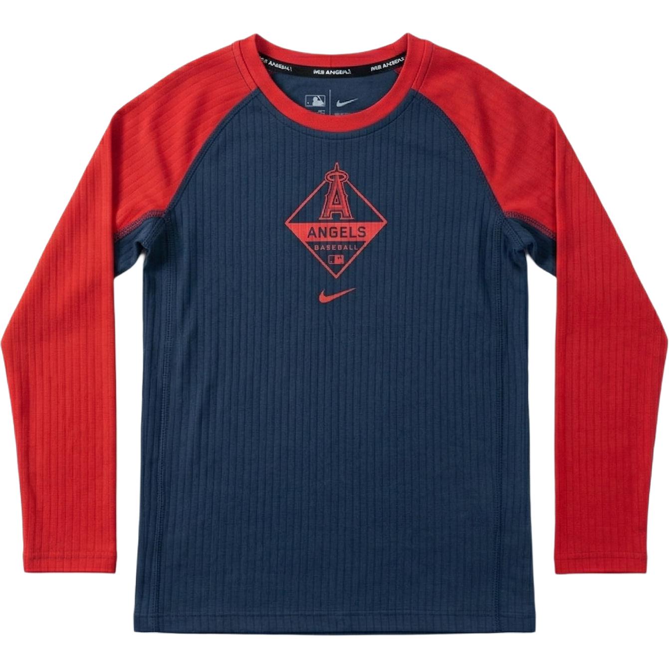 Nike x MLB Sweatshirt Navy Blue Children Aged 3 7 Years Old 3Z3B3SBG2-LAA L(130-140)