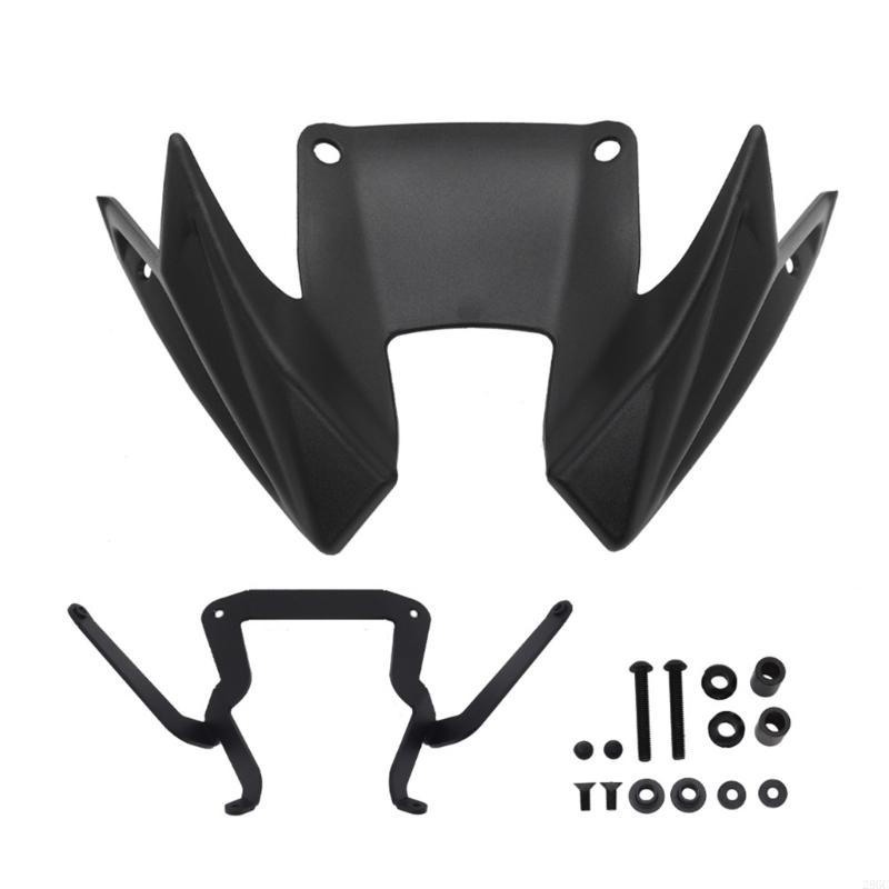 

28GC Motorcycle Aerodynamic Wing Improves High Speed Stability ABS Build For CB 500 2025+ Aggressive Riding Conditions чорний