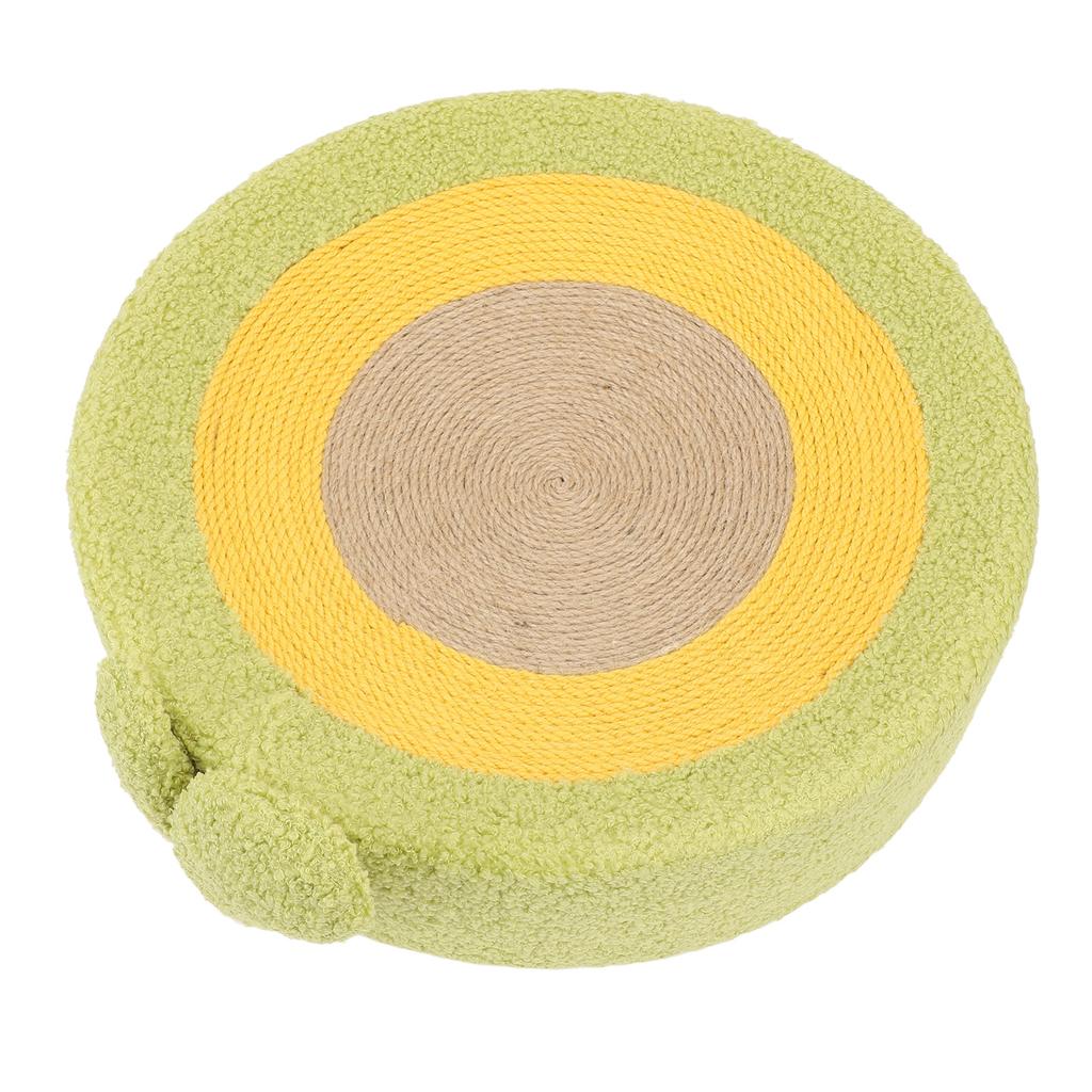 Cat Scratcher Bed Cute Avocado Shape Sisal Rope Scratching Pad Ergonomic Cat Lounge Bed