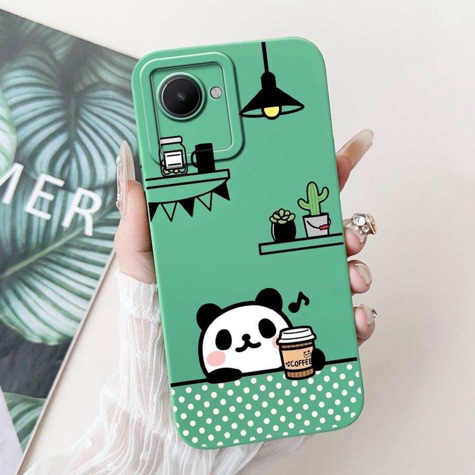 For Realme C30 Case Realme C30s RMX3690 Cute Fashion Cartoon Cover Soft Silicone Phone Case For Realme C30 C30s RealmeC30 Bumper