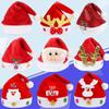 Red Non-Woven Christmas Santa Hat for Adults & Children