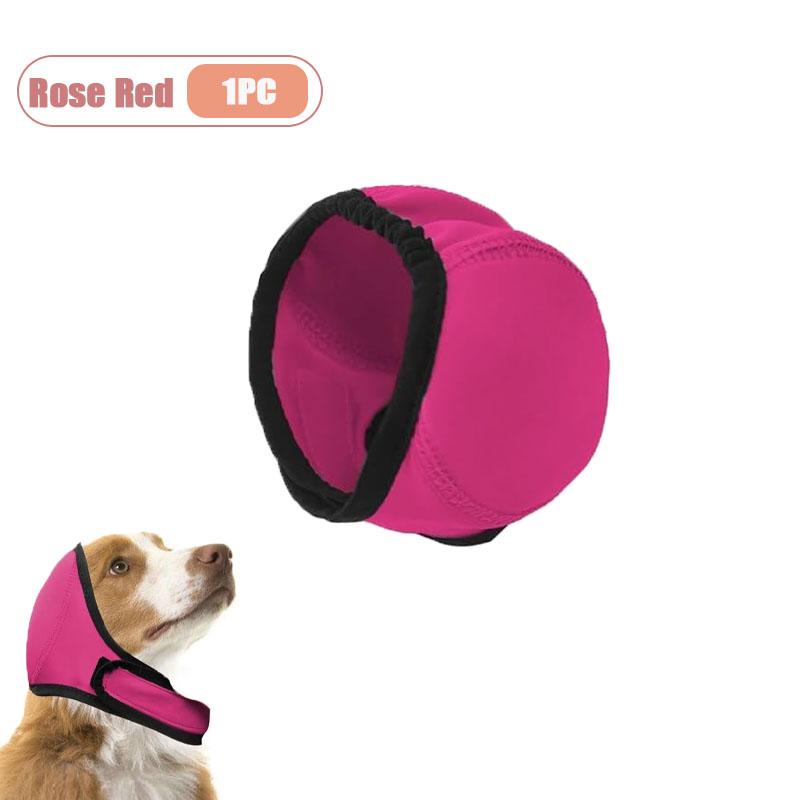 Anti Shock Quiet Ears for Dogs Waterproof Noise Canceling Calming Hood Ear Protection for Swimming Thunder Anxiety Relief
