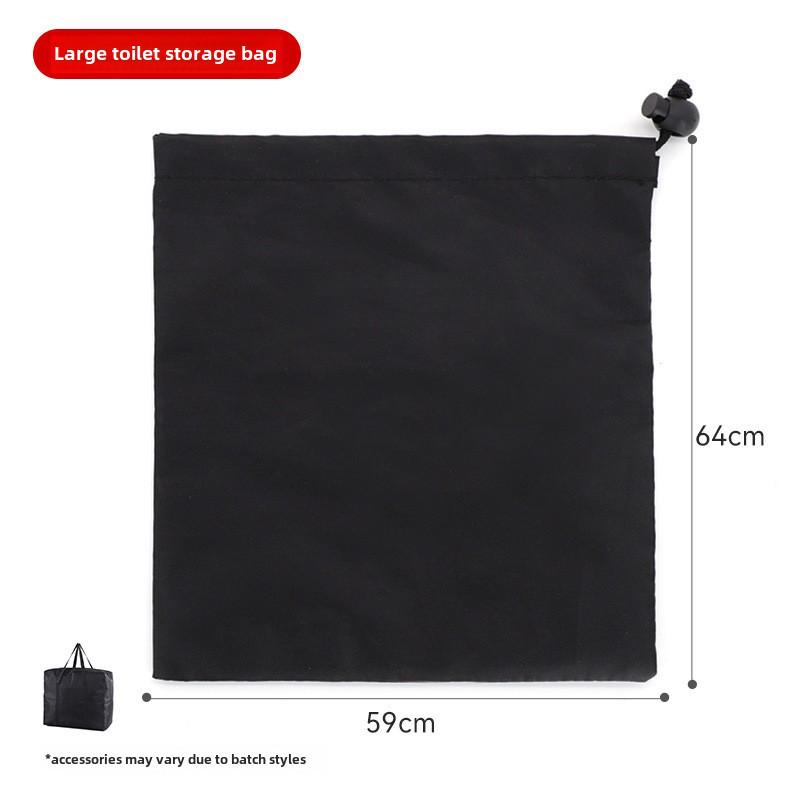 Folding Tent & Outdoor Toilet Accessory Set with Coagulant