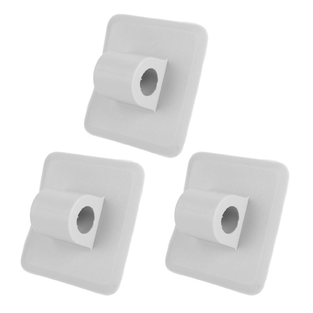 3Pcs Boat Motor Bracket Buckle PVC Fixed Motor Stand Rope Holder Accessory for Yacht Grey