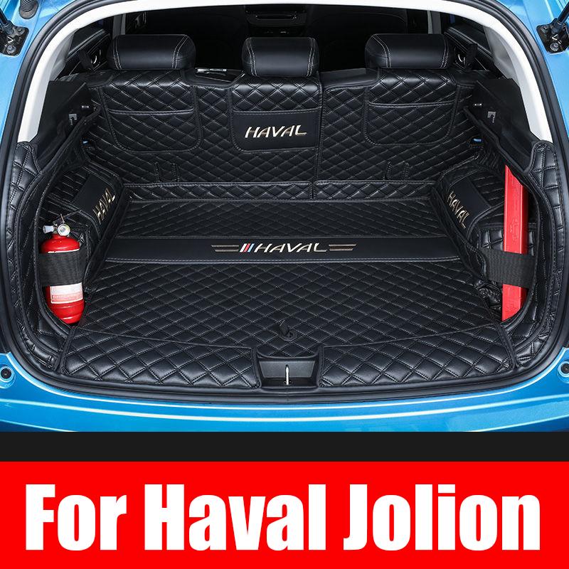 Rear Trunk Mat Car Trunk Leather Mats Parts Rear Boot Liner Styling Protector For Haval Jolion  2022 2023