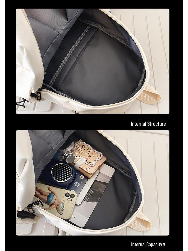 Pánský lehký módní batoh s velkou kapacitou pro vysokoškolské a středoškolské studenty