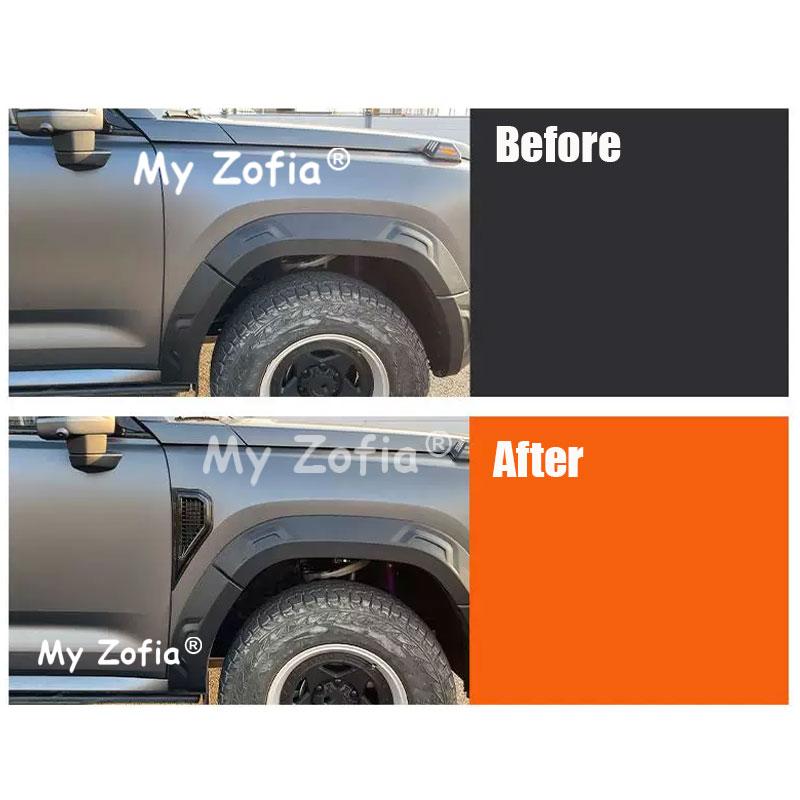 Car Fender Wing Decor Stickers Vehicle Exterior Embellishment Decals Stickers Accessories For Haval V7 Raptor Menglong 2025 2026