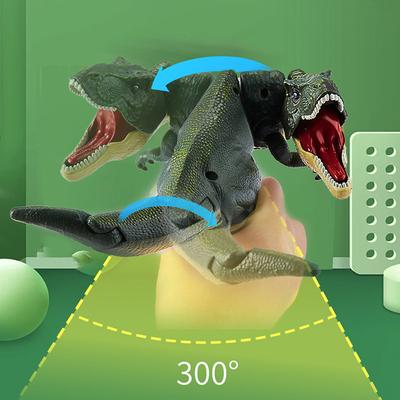 Vtipný zvuk Za Za Dinosaura Dětská dekompresní hračka Ručně ovládaný teleskopický houpací dinosaurus Fidget hračka pro děti Vánoční dárek