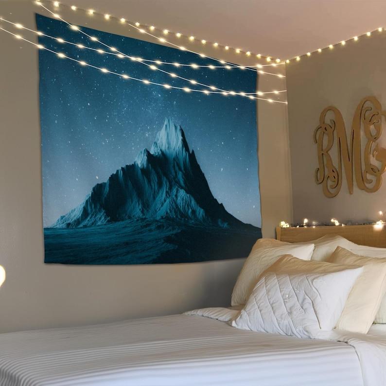 mountains tapestry 75x100
