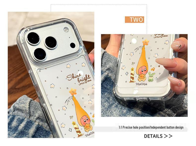 Compatible iPhone 17 Pro Max Case: Stylish and Good-Looking with Candle Star Design