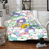 1pc Penguin Parade Blanket, Lightweight Flannel Throw Blanket For Sofa, Bed, Travel, Camping, Living Room, Office132