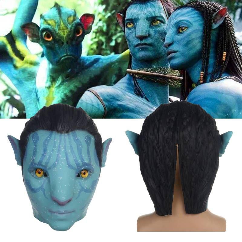 Bezaubernde Avatar The Way Of Water Latex-Kopfbedeckung