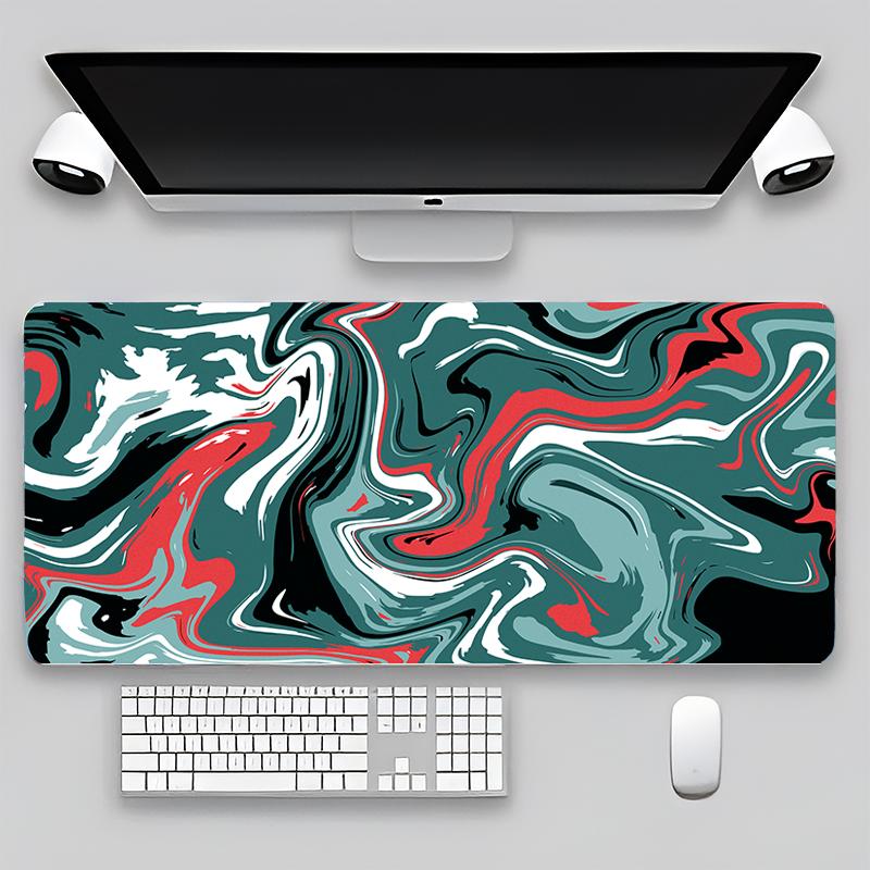 Terrain Map Contours Keyboard Gamer Carpet Rubber Mat Full Gamer Pc Keyboard Mouse Gamer Table Gaming Pc 90x40cm