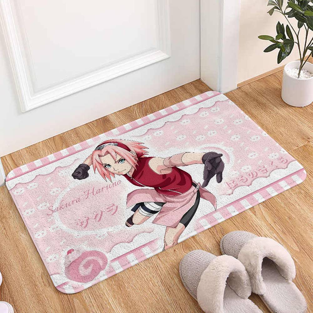 N-NARUTO Cool Floor Mat Bathroom Absorbent Mat Simple Door Dirt-resistant Mat Home Kitchen Mat Foot Mat Entry Mat