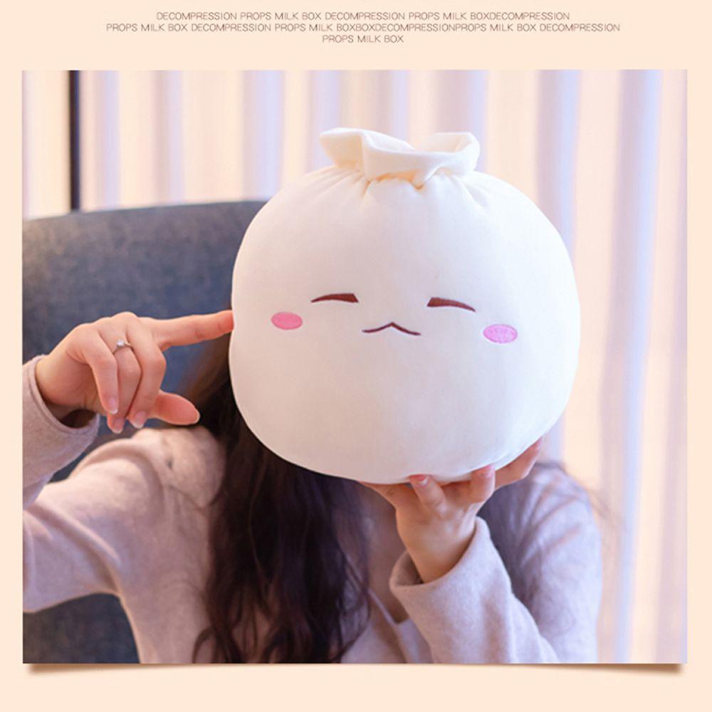 Cartoon Doll Children  Gift Home Decor Bun Plush Toy Stuffed Bun Steamed Bun Bun Stuffed  Toy