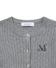 MUCENT Adian Button Crop Knit Cardigan (5 Colors)