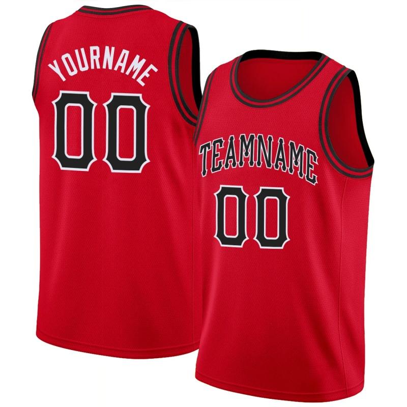 Men's Colorful Basketball Jerseys Pattern Tank Customized Name Numbers Tees Summer Sports O-Neck Vest Tops