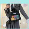 Backpack Cute Transparent Layer With Inner Zipper Pocket Pu Material For School