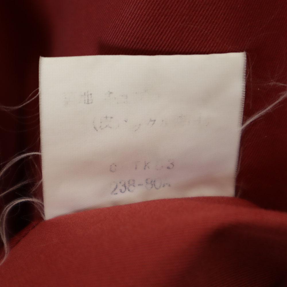 YVES SAINT LAURENT 80s 90s Old Stainless collar coat T9 Red series Women Used