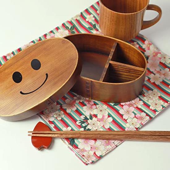 Magewappa Bento Box 500ml A bento box made of natural wood with a lacquer Perfect for or any new Suitable for boys and Made in Japan - cute,